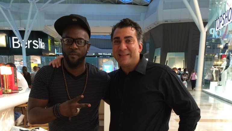 Pictured: Bunji Garlin with BMI’s Executive Director of Writer/Publisher Relations for Europe and Asia Brandon Bakshi.