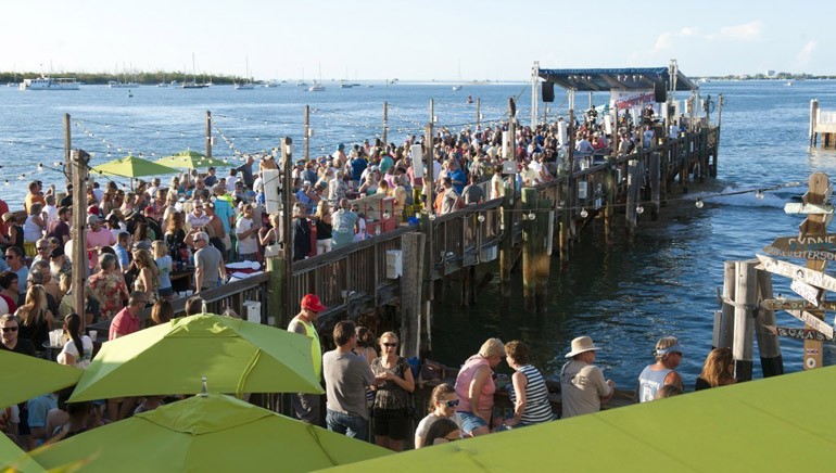 The Ocean Key Sunset Pier Kick Off Party presented by SunTrust Bank takes place during the Key West Songwriter’s Festival on May 6, 2015, in Key West, FL.