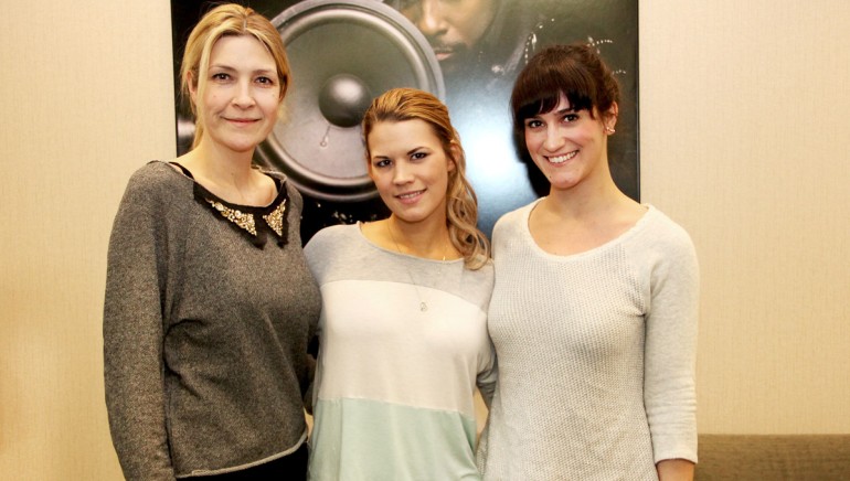 Pictured (L-R): BMI’s Samantha Cox with BMI Songwriter Kimberly Henderson and BMI’s Sarah Middough.