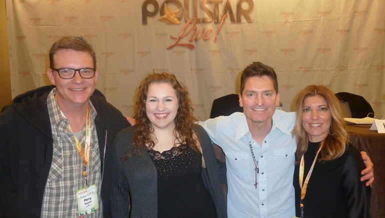 Pictured (L-R) after the panel: BMI’s Perry Howard, Love Monkey Music’s Emily Peacock, BMI songwriter George Ducas and AAM/Tom Leis Music’s Leslie DiPiero.
news, country, Nashville and licensing. Thanks!