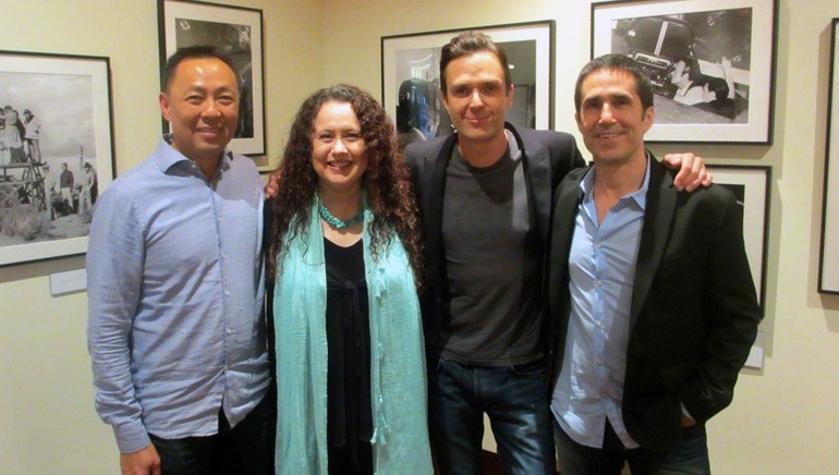 Pictured (L-R): BMI’s Ray Yee, SCL Board Member and moderator Lynn F. Kowal and BMI composers Fil Eisler and Mac Quayle.