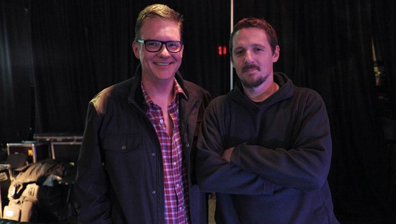 Pictured (L-R): BMI’s Perry Howard with BMI songwriter Sturgill Simpson