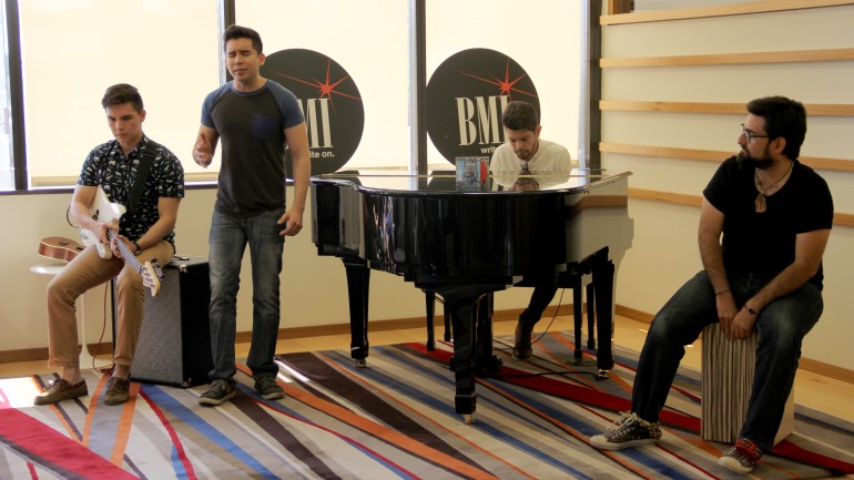 Borchardt performs at the BMI Los Angeles office