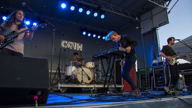 Nashville’s BMI band COIN provides a synth-pop soundtrack to the sunset at the BMI stage at Loufest 2015. Their current single “Talk Too Much” is blowing up the airwaves.