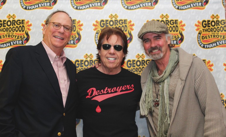 Pictured: BMI’s Charlie Feldman, BMI songwriter George Thorogood and actor Jeff Fahey.