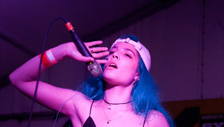 SXSW 2015: Halsey performs at BMI’s SXSW showcase at Bar 96. Since her star-making turn at SXSW, her first full album, Badlands, debuted at #2 on the Billboard 200. She guested on “The Feeling” on Justin Bieber’s latest album, Purpose, and sold out an impending date for August 2016 at New York City’s iconic Madison Square Garden in under three weeks.