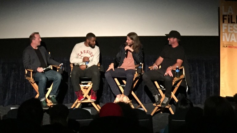 For the ‘Ryan Coogler: Crafting the Soundtrack of Creed’ panel, Dolby Institute Director Glenn Kiser, director Ryan Coogler, composer Ludwig Göransson and sound designer Steve Boeddeker discussed how all the elements came together in creating the soundtrack to the film ‘Creed.’ 