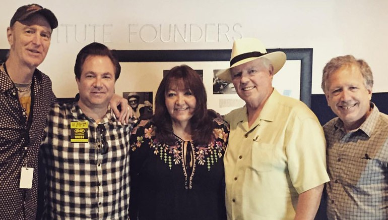 Pictured (L-R) at the Musicians Institute 2016 Film Music Intensive are: BMI composer Craig Richey, Fortress Management agent Robert Messinger, BMI Vice President, Film/TV Relations, Doreen Ringer-Ross, BMI composer and former chair of the film scoring department at Berklee College of Music George S. Clinton and BMI composer/director of the Sundance Film Music Program Peter Golub.