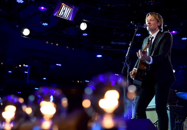 Four-time GRAMMY winner Keith Urban performs onstage at the 64th Annual BMI Country Awards at BMI on November 1, 2016 in Nashville, Tennessee.