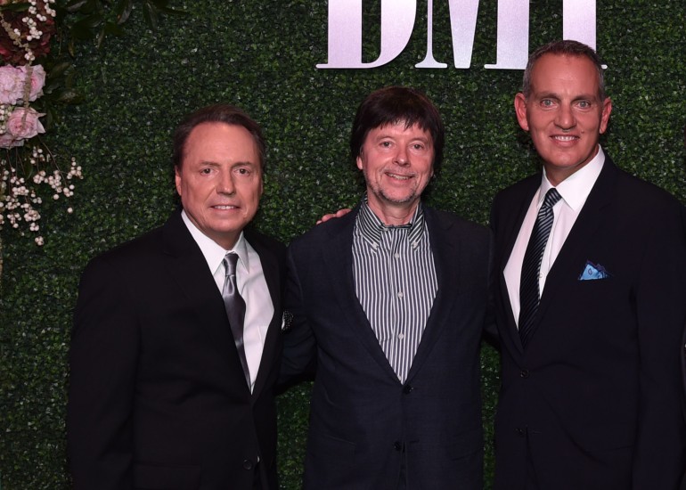 Pictured at the 2016 BMI Country Awards are BMI’s Jody Williams, Ken Burns and BMI President and CEO Mike O’Neill.