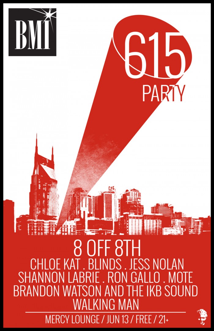 BMI presents…“8 off 8th” Nashville, TN June 13, 2016 Calendar