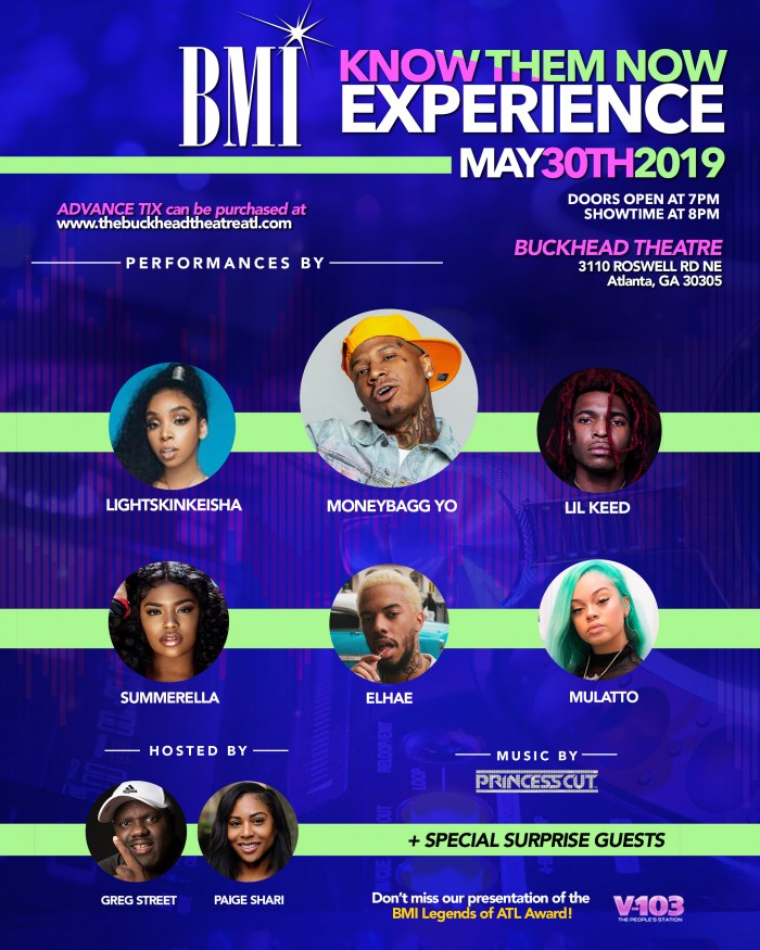 Bmi Know Them Now Experience Atlanta May 30 2019 Calendar