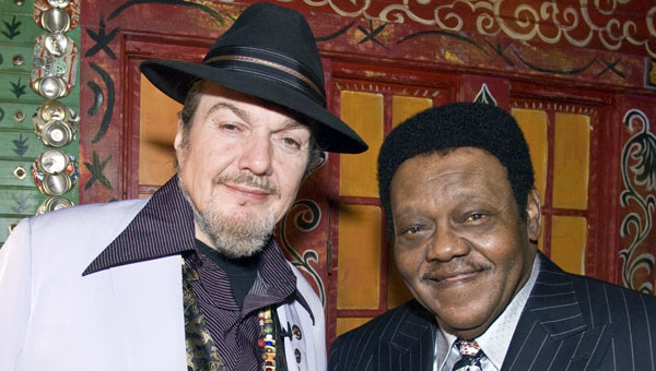 BMI legends Dr. John and Fats Domino pause for a photo backstage during <em>OffBeat Magazine</em>'s Best of the Beat Awards at the House of Blues in New Orleans on January 27, 2007.