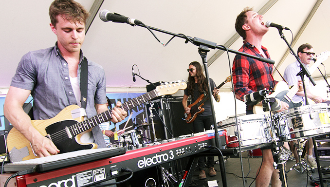 Wild Cub, winners of round two of BMI’s Road to Bonnaroo 2012, perform in the Great Taste Lounge Brewed by Miller Lite on Saturday, June 9 at the Bonnaroo Music & Arts Festival.