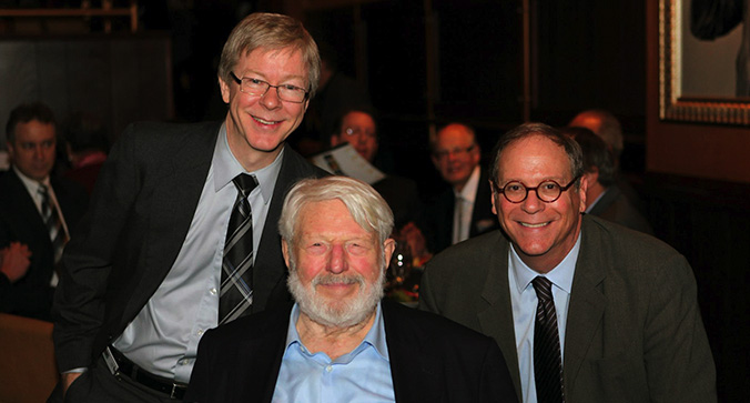 Pat Cook, Theodore Bikel, and Charlie Feldman