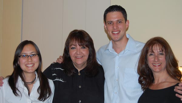 Kristen Kang, Film Scoring Program, UCLA Extension; BMI’s Doreen Ringer-Ross; Otavio Santos, 2010 BMI/Jerry Goldsmith Film Scoring Scholarship recipient; and Pascale Halm, UCLA Extension Program Director. 