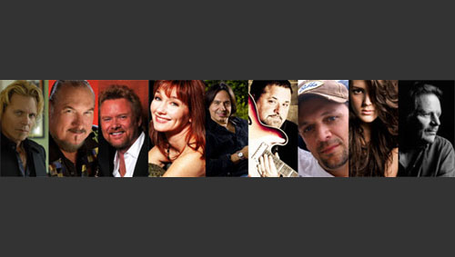 Jeffrey Steele, Steve Cropper, Lee Roy Parnell, Lari White, James Slater, Bob DiPiero, Marty Dodson, Kree Harrison and Delbert McClinton