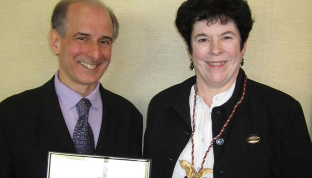 Pictured at the Classical Music Hall of Fame induction ceremony are BMI composer Bruce Adolphe and BMI’s Barbara Peterson.

