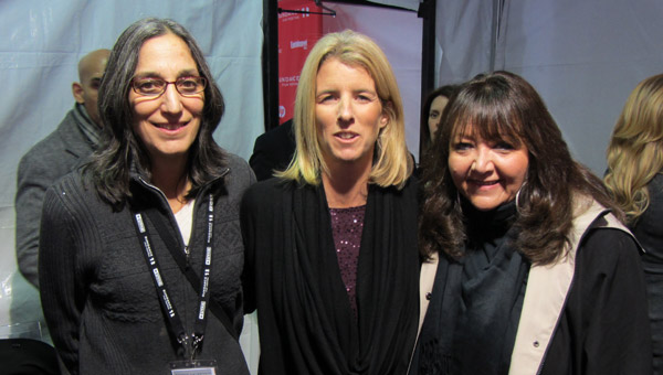 Composer Miriam Cutler, director Rory Kennedy, and BMI’s Doreen Ringer Ross celebrate the premiere of <em>Ethel</em>.