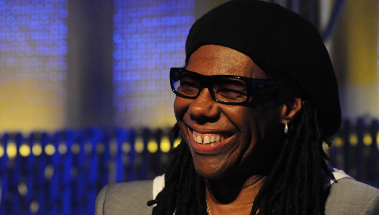 Nile Rodgers speaks at a conference in Seattle in 2010