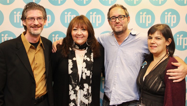 Pictured at the 2013 IFP Independent Filmmaker Conference are (L-R): Steven Pfeiffer, Development Manager, IFP; BMI’s Doreen Ringer-Ross; BMI composer Peter Nashel; Rose Vincelli Gustine, Producer & Program Manager, IFP.