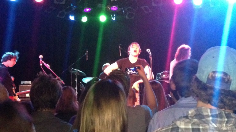 Pictured onstage at the November show are Irontom.