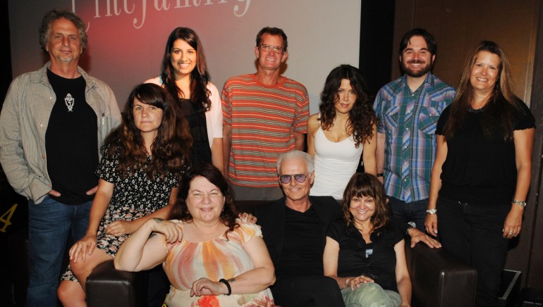 Pictured at the BMI-sponsored roundtable discussion during Don't Knock the Rock Film and Music Festival are (back row, L-R): Richard Gibbs, BMI's Reema Iqbal, Chris Figler, Lili Haydn, James Ponsoldt and Karen Kloack. (Front row, L-R): Tiffany Anders, Allison Anders, Michael Des Barres and Tracy McKnight.