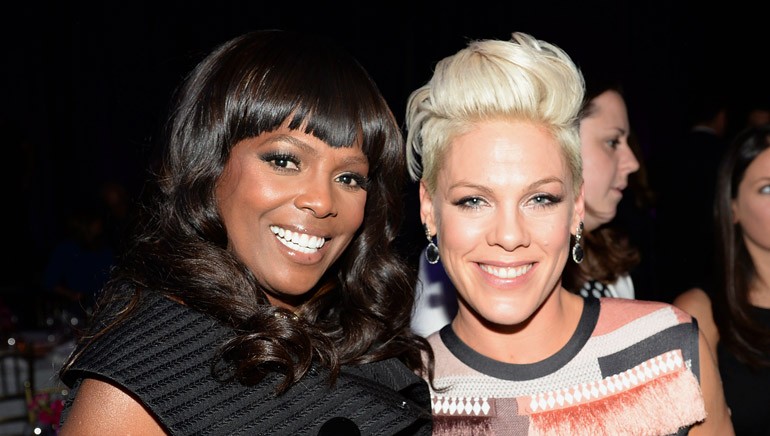 Pictured: BMI’s Catherine Brewton with P!nk