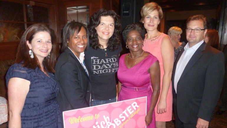 Pictured after Maia’s performance (left to right): BMI’s Jessica Frost, BMI Board Chairman and Vice Chairman of Sheridan Broadcasting Susan Davenport Austin, Maia Sharp, Acting FCC Chairwoman Mignon Clyburn, Greater Media VP of Corporate Communication and MIW Spokesperson Heidi Raphael and Ibiquity Digital Senior Vice President Joe D’Angelo.