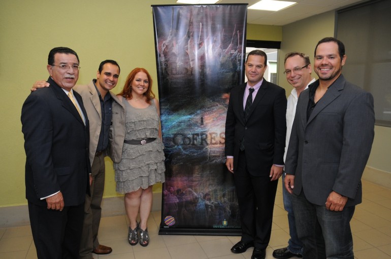 Pictured at the celebration of the <em>Cofresí</em> release in Interamerican University of Puerto Rico on August 8 are (L-R): Chali Hernandez, son/heir of Rafael Hernández; Jorge Flynn of the Conservatory of Music of Puerto Rico; Monica Frontera, Programming Director for WIPR-FM Allegro 91.3 FM; Enrique Castellanos, Esq., Artistic Partners; Julio Bague, Executive Director, Miami/Puerto Rico, peermusic and Joey Mercado, BMI Senior Director, Latin Writer/Publisher Relations.