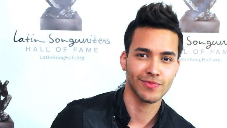 BMI songwriter Prince Royce at the inaugural Latin Songwriters Hall of Fame La Musa Awards Gala in Miami on April 23, 2013.