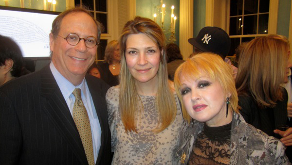 Pictured: BMI’s Charlie Feldman, Samantha Cox and BMI songwriter/artist Cyndi Lauper.
