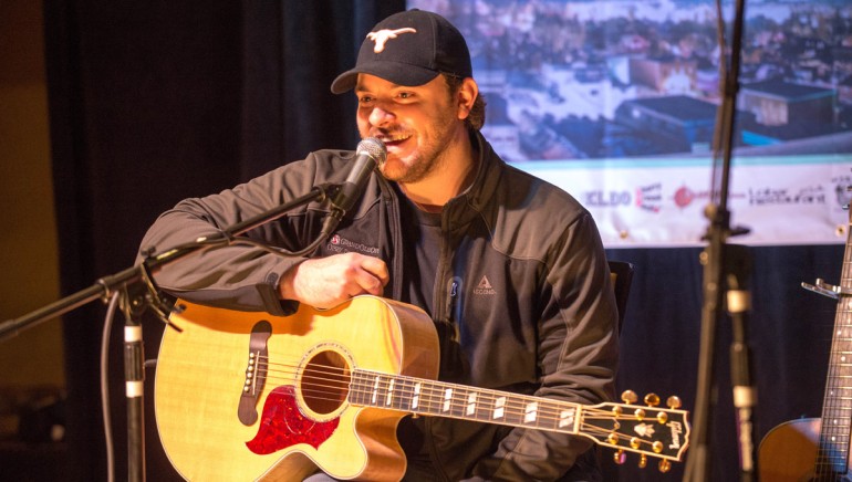 Pictured: Chris Young performs at the 2013 Crested Butte Songwriters Festival