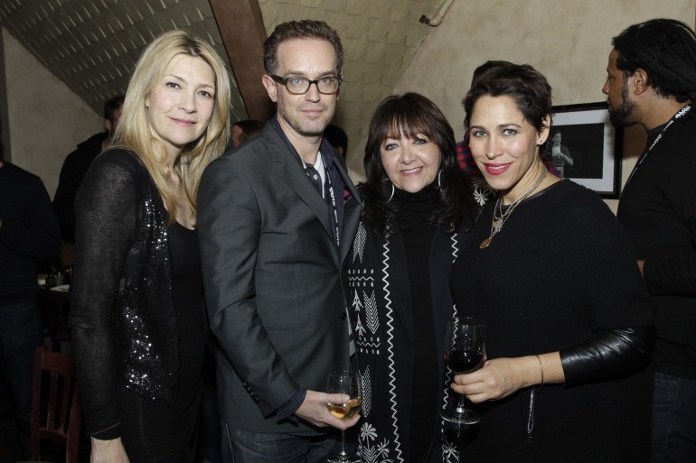 Pictured: BMI's Samantha Cox, Producer Sam Bisbee, BMI's Doreen Ringer-Ross, Songwriter China Forbes