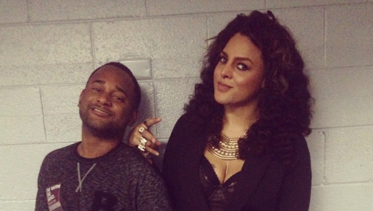 Pictured at her Atlanta date: BMI’s Byron Wright and Marsha Ambrosius.