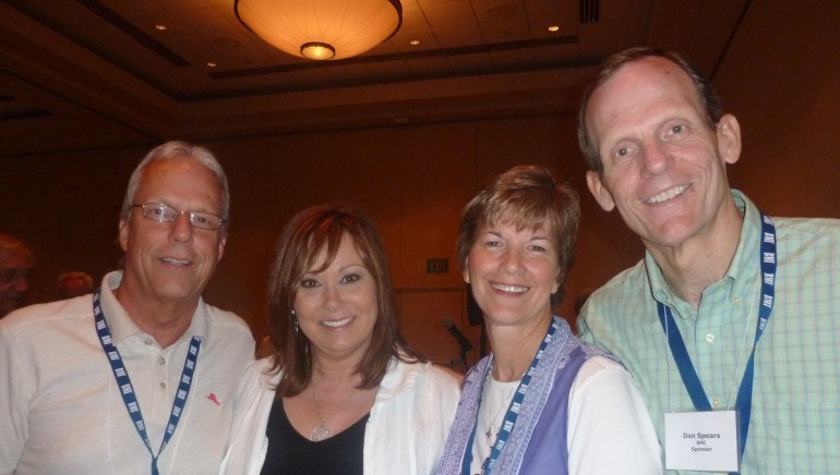 Pictured after Suzy's performance (left to right): Idea Bank Convention co-host and owner of Viper Communications, Inc. Ken Kuenzie, Suzy Bogguss, Idea Bank Convention Co-host and Salem Communications-Tampa General Manager Barb Yoder, BMI’s Dan Spears.