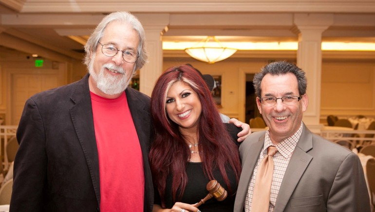 Pictured (L–R): Former CCC President and entertainment attorney Steve Winogradsky; BMI Director Film/TV Relations, Anne Cecere; and former CCC President and entertainment attorney, Michael Morris.