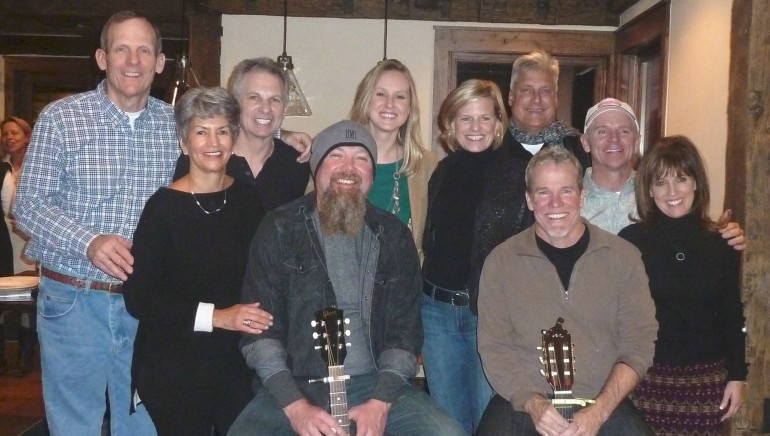 Pictured after the performance (l to r): Standing - BMI’s Dan Spears, Lotus Communications’ Pam Shriftman, Lotus Communications’ Senior Vice President Bill Shriftman, Colorado Hotel and Lodging Association Deputy Director Stephanie Van Cleve, Colorado Hotel and Lodging Association President Christine O’Donnell, Florida Restaurant and Lodging Association Regional Director Ray Green, Dean and Hope Folkvord, owners of the Sacajawea Hotel (Three Forks, MT). Seated - Kendell Marvel, Casey Beathard