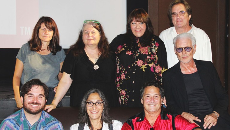 Pictured at BMI’s “Don’t Knock the Rock” roundtable discussion are (L-R): (Back row) Music supervisor Tiffany Anders, director Allison Anders, BMI's Doreen Ringer-Ross and music supervisor and film producer Danny Bramson. (Front row) Director James Ponsoldt, BMI composer Miriam Cutler, director Denny Tedesco and Michael Des Barres, host of the Michael Des Barres Show, Little Steven's Underground Garage on Sirius