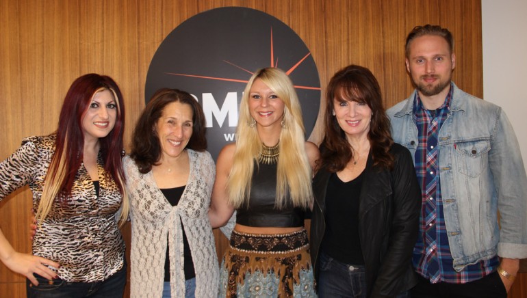 Pictured L-R: BMI’s Anne Cecere, Barbie Quinn, BMI singer/songwriter Jaida Dreyer, Vice President Entertainment, Rogers & Cowan Eileen Thompson, and BMI’s Justin Seiser.