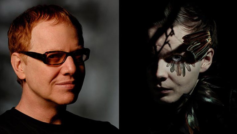Pictured (L–R): Danny Elfman and Jónsi.