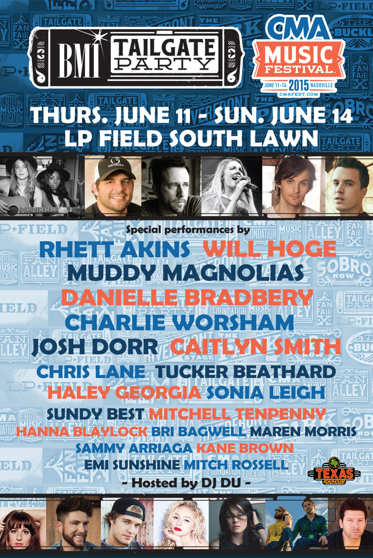 BMI Announces Top-Notch Lineup for CMA Tailgate Party | News | BMI.com