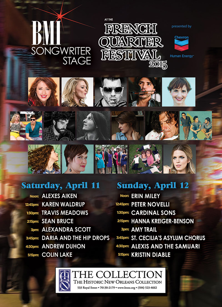 French Quarter Fest Flyer