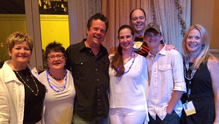 Pictured (L-R) after the performance are: LAB President Polly Prince Johnson, LAB’s Suzette Daniel, BMI songwriter Jim McCormick, LAB Manager of Business Development Angelice Tibbils, LAB Board Chair and President of Guaranty Broadcasting Flynn Foster, BMI songwriter Payton Smith and BMI’s Amy Perdue.