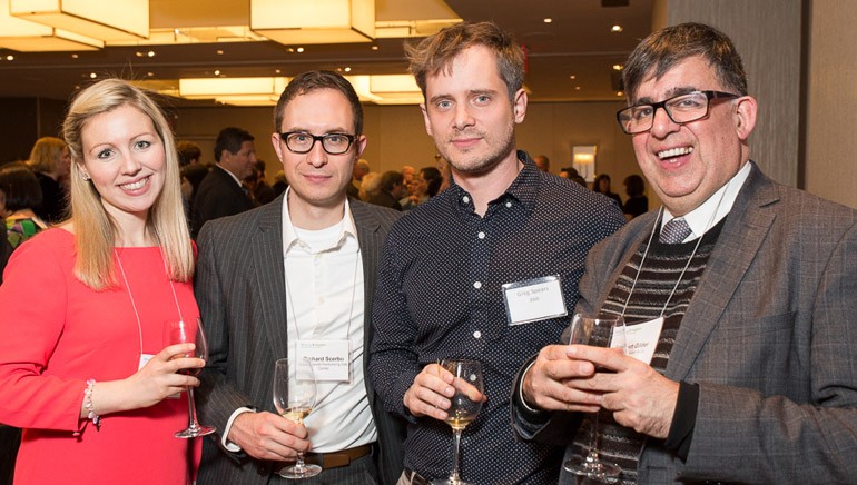 BMI composer Greg Spears (second from right) with CMA conference attendees.