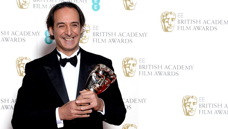 Pictured: Alexandre Desplat at the 2015 BAFTA Awards.