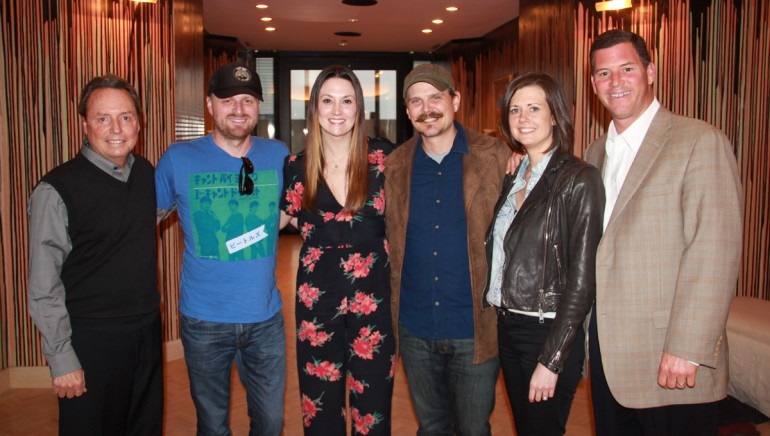 Pictured (L-R): BMI’s Jody Williams, filmmaker Ryan Silver, BMI songwriter Natalie Hemby, filmmaker Scott Murphy, Creative Nation’s Beth Laird and BMI’s Mark Mason.