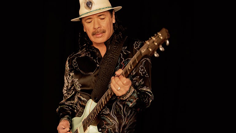Pictured: Legendary Latin music sensation Santana.