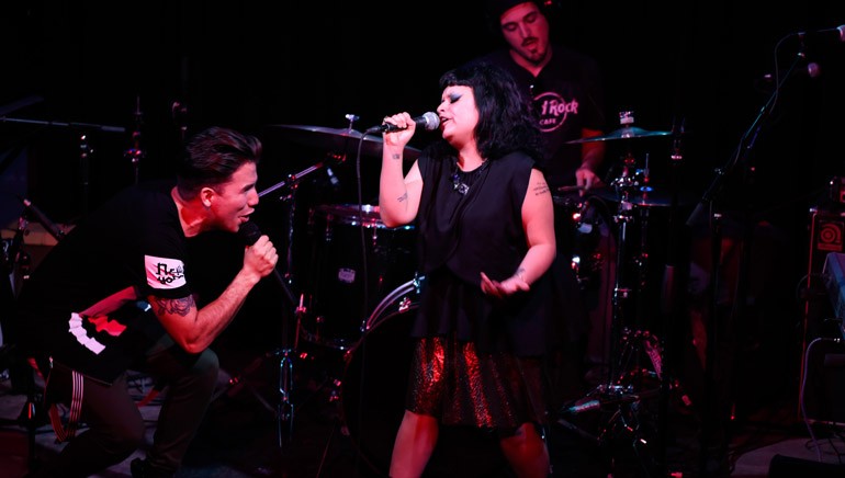 Julio Reyes and Amandititita hit every note with ease during BMI’s Verano Alternativo Showcase.    