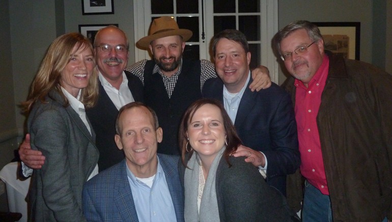 Pictured (L-R) before Seth took the stage are (back row): Maryland Hotel and Lodging Association President and CEO Amy Rohrer, ISHAE Chair and Maine Innkeepers Association Executive Director Greg Dugal, BMI songwriter Seth Walker, Tennessee Hospitality Association President and CEO Greg Adkins, Virginia Hospitality & Travel Association President Eric Terry. (front row): BMI’s Dan Spears and Arkansas Director of Membership & Special Events Holly Heer.